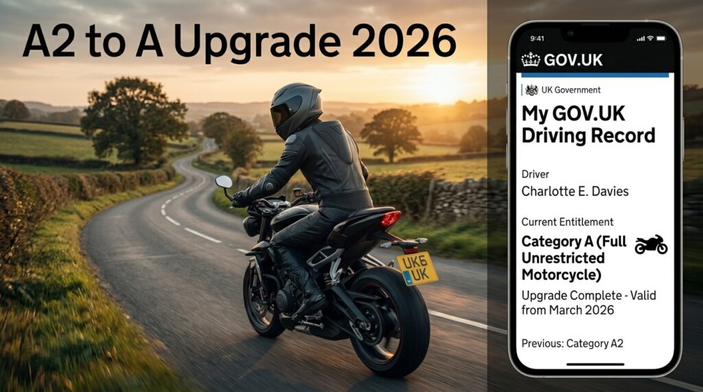 How to Upgrade Your Category B UK Driving Licence to A2 and A: The Ultimate 2026 Guide